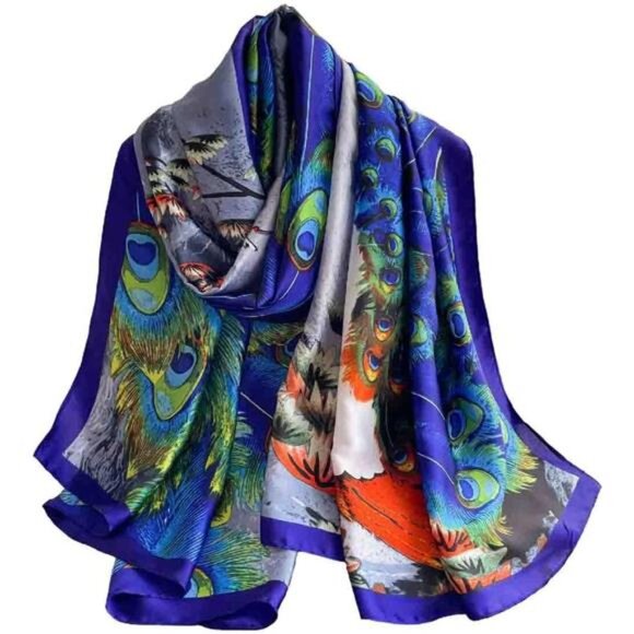 Scarfs for Women Dressy Fashion Scarves Long Floral Pattern Scarf - Picture 2 of 4